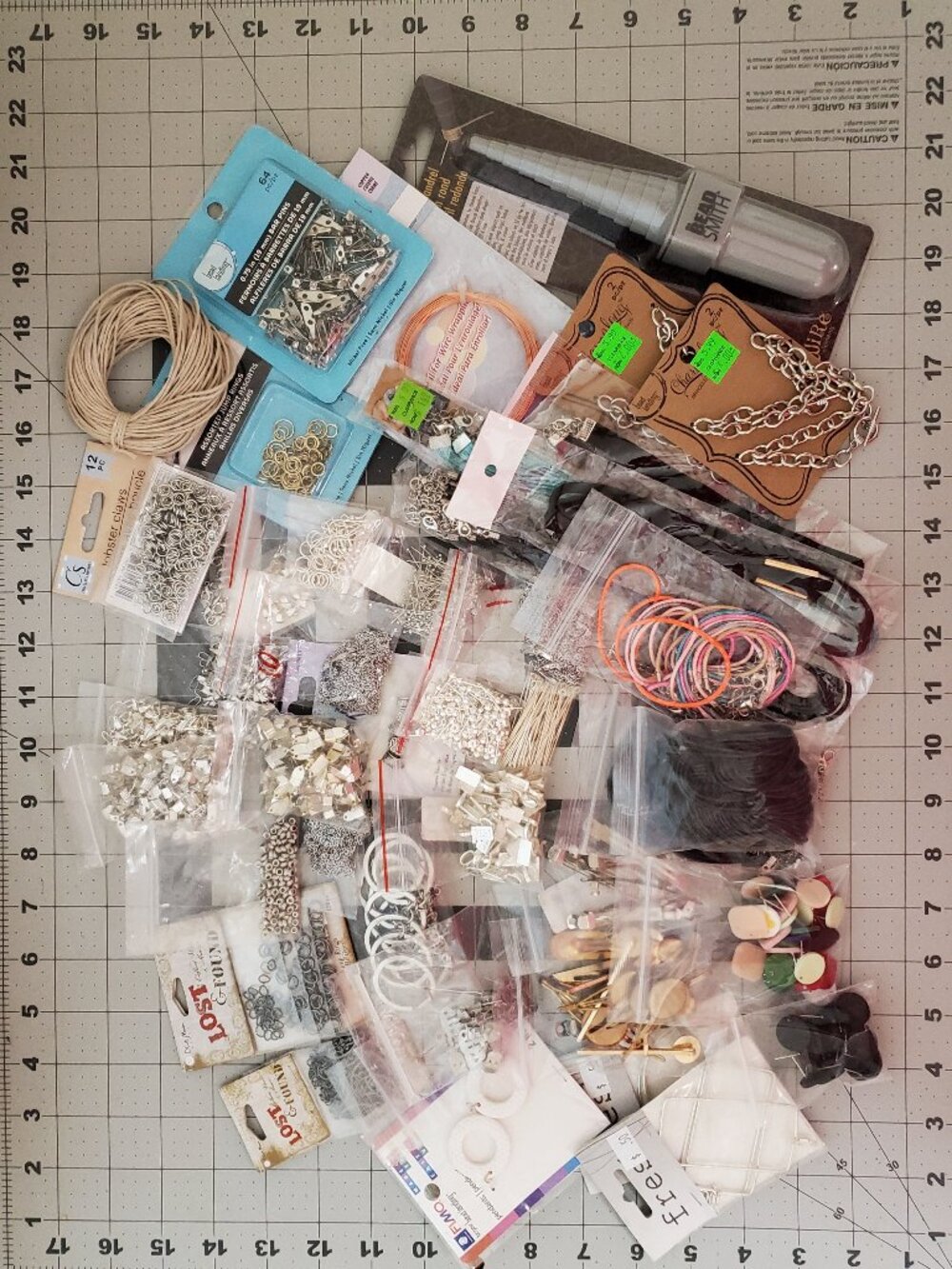 Jewelry Making Supply Destash – Findings, Chains, Wire & Beads